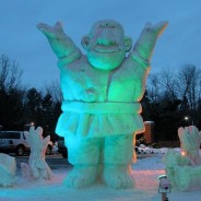 Awful Ogre Snow Sculpture