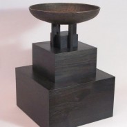 Bronze Bowl Award on Wood Base