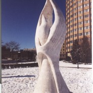 Dove Snow Sculpture