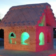 Gingerbread Snow Sculpture