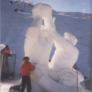Rugby Snow Sculpture