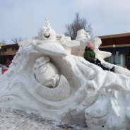 M & M Snow Sculpture Slide